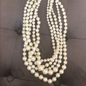 J. Crew statement necklace pearls